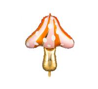 Partydeco sp. z o.o. sp. k. Ballon en Aluminium en Forme de Champignon de 73,7 cm, Ballons Fantaisie, Ballons de fête d'anniversaire, décorations Amusantes, Ballons pour Enfants à l'hélium ou à l'air