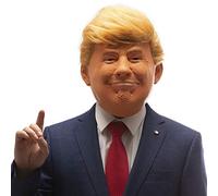 PartyHop Masque en Latex Donald Trump Président Américain Politicien Célébrité Masques de Tête Réalistes Humains Déguisement pour Halloween Fête Parade de Carnaval