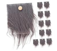 PartyKindom 1 Ensemble Ensemble d'accessoires Nains Fausse pour l'artisanat des Gnomes Barbe pour Les Gnomes Barbes de GNOME prédécoupées pour l'artisanat Artisanat de Barbe de GNOME