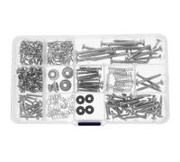PartyKindom 1 ensemble Kit de Réparation de Guitare avec Vis et Accessoires Ensemble Complet pour Pont Micro et Plaque de Guitare Outils de Maintenance pour Musiciens et Luthiers