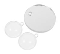 PartyKindom 1 Ensemble Miroir taquin de Poisson Exercice entraînement Accessoires d'aquarium Flottant Poisson Betta Miroir d'enrichissement de Betta Fish Betta Exercisew Acrylique Transparent