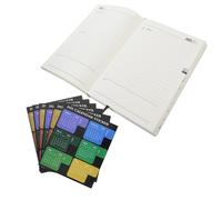 PartyKindom 1 ensemble Planificateur avec Étiquettes Mensuelles Cahier Pratique pour Étudiants Voyageurs et Agenda Journalier et Élégant pour Organisation et Prise de Notes