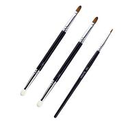 PartyKindom 1 ensemble Set de Pinceaux de Maquillage Portable à Double Tête pour Parfait et pour Correcteur et Art Maquillage
