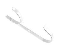 PartyKindom 1 Ensemble Support de Fixation pour Tuyaux de Jardin Lot de Crochets et Vis pour Organiser Vos Outils de Jardinage Jardin Piscine Aluminium