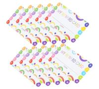 PartyKindom 1 Jeu De Récompense Comportementale Perforées Colorées Pour Enseignants Et Étudiants Pack Pour Activités Éducatives Et Des Devoirs 150 Feuilles