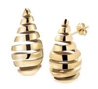 PartyKindom 1 Paire boucles d'oreilles femme poeles boucles d oreilles birthday feminicene boucles doreilles boucles d’oreilles present Larme Baisse boucle d'oreille Acier au titane Golden