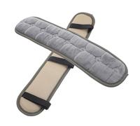 PartyKindom 1 Paire Coussin D'accoudoir pour Beige Coussins De Bras De Chaise Président De Bureau Mousse Accoudoirs Couverture Les Soutiens Fauteuil Rouge Velours De Cristal