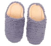 PartyKindom 1 Paire De Pour Homme, Antidérapants, À Semelle Souple, Avec Doublure Chaude, Unisexes, Pour La Maison, Avec Semelle Antidérapante, Gris, Pointure 40/41