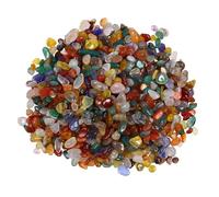 PartyKindom 1 paquet Pierre Agate Naturelle pour Décoration de Vase Gravier Coloré pour Aquarium Terrarium et Plantes à Usure pour Décoration Intérieure