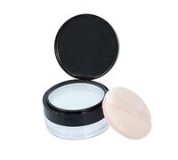 PartyKindom 1 pièce Boîte à Vide Portable avec Miroir Conteneur à Matifiante Double Couche et Éponge Applicatrice pour Voyage et Usage Couleur Couleur