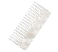PartyKindom 1 Pièce Peigne antistatique denté large peigne à cheveux à dents fines élégant et à la mode de ménage de mode de filles assiette vinaigre blanche