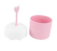 PartyKindom 1 Pièce pousser barboteur nettoyage soin du visage forme nettoyant à bulles duvet charbon Créateur de soins de la peau Wash Maker Face Wash Maker nettoyant moussant fxhine pp rose