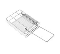 PartyKindom 1 pièce Support de Barbecue Acier Inoxydable Compact pour Saucisses de Cuisine Pique Portable