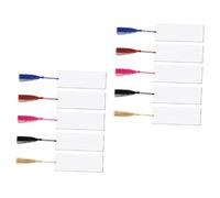 PartyKindom 10 ensembles Marque Page Acrylique Transparent avec Franges Ensemble pour Bricolage et Décoration de Accessoires DIY Pratiques et Élégants