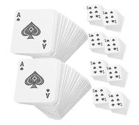 PartyKindom 10 Ensembles Mini-Cartes à Jouer Petit Jeu De Poker Cartes De Jeu Amusantes Jouets pour Enfants Voyage Mini- Cartes De Poker Miniatures Fête Drôle Enfant Papier d'emballage