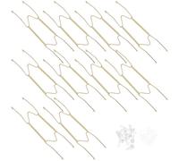 PartyKindom 10 ensembles Support Invisible Mural pour Assiettes avec Crochets Métalliques à Ressort Support de Présentation Stable et Transparent pour Vaisselle à Accrocher Maison Bureau