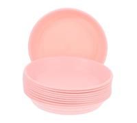 PartyKindom 10 Pièces Assiette Plastique pour Pots de Fleurs Lot de Saucisses Transparentes pour Égouttement Plantes Design Pratique Durable pour Intérieur Extérieur