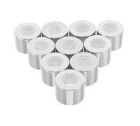 PartyKindom 10 Pièces Bouchon de bouteille d'aromathérapie diffuseur d'aromathérapie en verre pour diffuseurs de parfum flacon diffuseur vide Oxyde d'aluminium