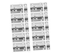PartyKindom 10 Pièces Boulon De Baril Loquet Boulons De Porte en Acier Inoxydable Loquet Serrure De Porte Coulissante Boulon De Porte Porte Loquet De Sécurité Matériel De Sécurité De