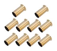 PartyKindom 10 pièces Cache Douille Fer pour Lustre Européen Manchon pour Bougie de Lustre Cristal Tube de Support de Lampe Rétro Couleur Bronze Ancien et Décoratif