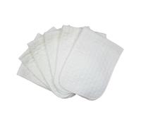 PartyKindom 10 pièces Couches Coton pour Bébés Couches Lavables Coton à Matelas à Changer Pratique pour Nourrissons Blanc