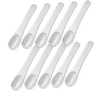 PartyKindom 10 Pièces De Crème Contour Des Yeux Outils De Soins De La Peau Soin Du Visage Se Maquiller Adultes Cuillère Raclette Spatule à Lotion Spatule Masque Alliage Silver