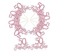 PartyKindom 10 Pièces Fabuleux Décorations de Gâteau Papier pour Anniversaires Mariages Élégantes Pailletées Décorations de Gâteau