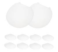 PartyKindom 10 pièces Film de Protection Transparent pour Raquette de Tennis de Table Protection Rayures et Épaissie Installation Facile pour Compétitions et Entraînements
