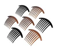 PartyKindom 10 Pièces Insérer Un Peigne Côté Long Peignes à Cheveux Bouclés Pour Femmes Noir Produit Taquinerie Prendre Mesdames Accessoires Partie Dent Brosses à Cheveux Pour Femmes Fille
