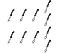 PartyKindom 10 Pièces Outil de Levage de Plat de Barbecue Acier Inoxydable Gripper Chaleur pour Cuisine à et Restaurant