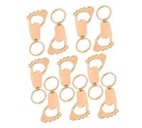 PartyKindom 10 pièces Porte Clés Garçon Fille Ouvre Bouteille Robuste Cadeau Invité Shower Mixte Décoration Shower Garçon