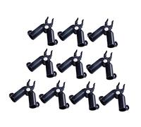 PartyKindom 10 Pièces Raccords pour Tubes De Connexion Clips Réglables pour Tubes Clips Degrés pour Fixation