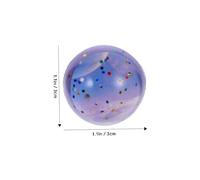 PartyKindom 10 pièces Set de Balles Élastiques Rebondissantes Small Ball Toys Portables pour Jeu Intérieur et Extérieur Vending Machine Ball Toy Antistress et Décoratif