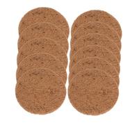 PartyKindom 10 Pièces Tapis De Nidification en Fibre Végétale pour Pigeons Tapis pour Pot De Fleurs Coussinets Élevage Naturels pour Oiseaux
