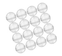 PartyKindom 100 Pièces Étui à Oeufs Gacha Machine Boule De Gomme Conteneur De Stockage De Fête, Boules Simples à Remplir De Panier De Pâques Vide Plastique