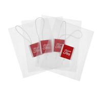 PartyKindom 100 pièces Sachets Filtrants Jetables Nylon Infuseurs de Thé à Cordon de Serrage pour Thé Vrac Épices