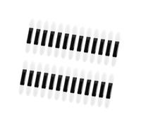 PartyKindom 100pièces Applicateurs Éponge Double Embout Pour Fard à Paupières Accessoires Maquillage Polyvalents Pour Femmes Voyage Festivals Et Usage Quotidien