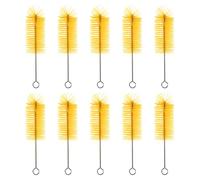 PartyKindom 10pièces Brosse Pour Biberons Et Tubes à Essai Goupillon De Nettoyage Pour Bouteilles Manche Ergonomique Utilisation Facile Et Hygiène Quotidienne