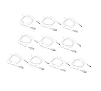 PartyKindom 10pièces Câble De Charge USB Remplacement De Cordon Alimentation USB à Chargement Rapide Compatible avec Divers Appareils Sécurisé