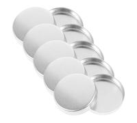 PartyKindom 10pièces Petit Étui à Fard à Paupières Vide Lot De Conteneurs De Rangement Pour Fards à Paupières Assiettes Rondes Pour Cosmétiques