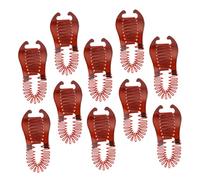 PartyKindom 10pièces Pince Banane Pour Femme Lot De Petites Pinces à Cheveux Support Antidérapant Coiffure Unique Voyage Et Quotidien