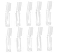 PartyKindom 10pièces Tube De Gloss à Lèvres Vide Rechargeables Flacon De Gloss à Lèvres Échantillon Contenant Compact