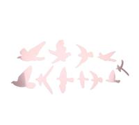 PartyKindom 11 Pièces Autocollant Mural Décoratif Oiseau Volant en Miroir