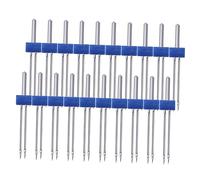 PartyKindom 12 pièces Aiguilles Jumelées pour Machine à Coudre Kit Accessoires Couture Compatibles Plupart des Machines Durables et Polyvalentes pour Usage Domestique et Professionnel