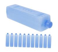 PartyKindom 12 Pièces Blocs Réfrigérants Rechargeables Contenants à Glace Réutilisables Pains de Glace pour Glacière Isotherme et Climatiseur Adaptés pour Camping et Maison