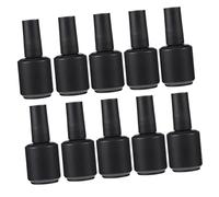 PartyKindom 12 pièces Bouteilles Verre de Vernis à Ongles Brosse Flacons Vides pour DIY Nail Art et Salon Professionnel