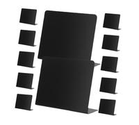 PartyKindom 12 pièces Mini Blackboards For Desktop Decorative Signs Reusable Message Boards For Price Display And Event Decoration