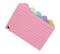 PartyKindom 125 Feuilles Blocs-notes Nuage en Papier, Indexation Facile | Style Chic et Minimaliste, pour Enseignants et Apprenants, Notes D’école, Réunions, Gel Pens et Classeur