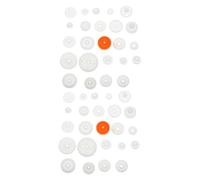 PartyKindom 128pièces Plastique Poulies Et Broches pour Robotique Et Modélisme Montage Facile pour Démonstrations Pédagogiques