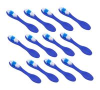 PartyKindom 12pièces Brossettes De Sécurité Pour Prisonniers Avec Poils Souples Et Manches Courts Pour Voyage Et Usage Institutionnel